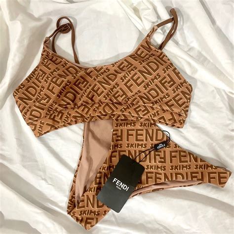 fendi x kims|fendi skims bikini.